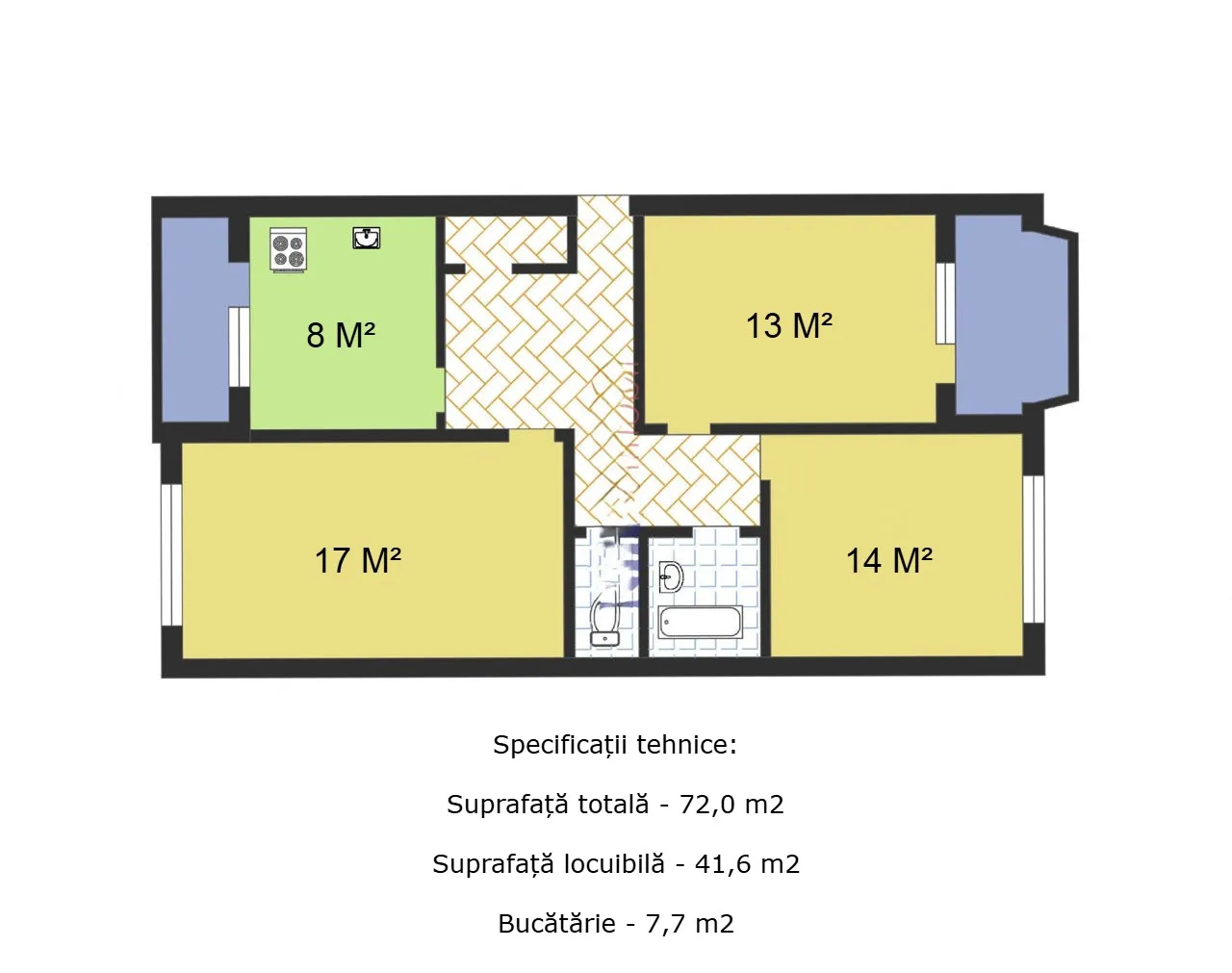 Chișinău Centru str. Albișoara 18