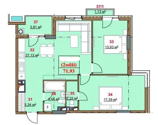 Chișinău Durlești str. Nicolae Dimo 4