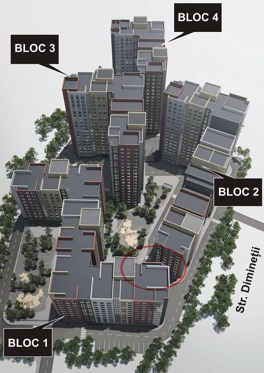 Chișinău Botanica str. Dimineții 4