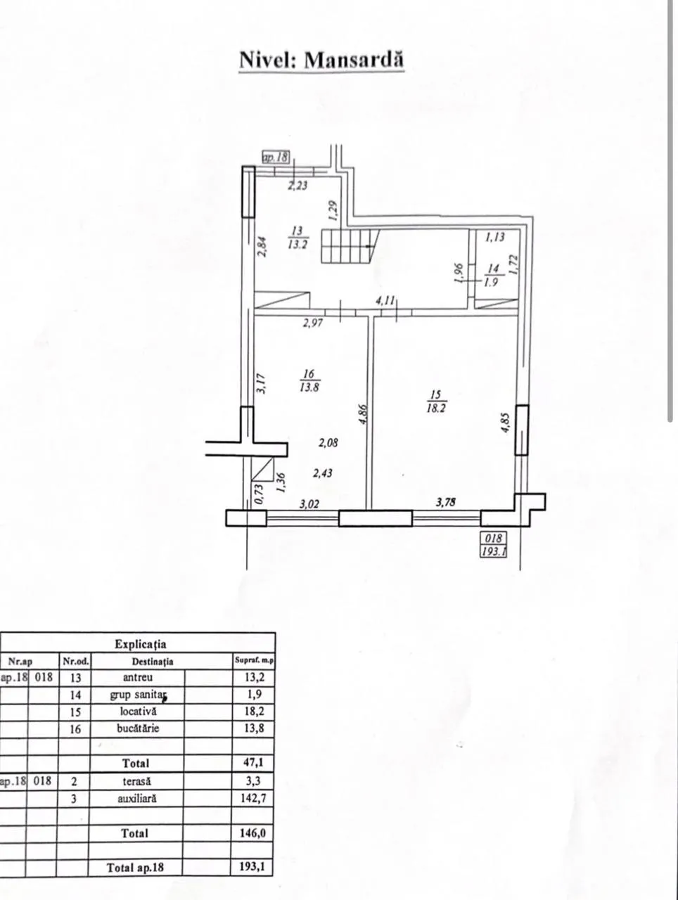 Chișinău Centru str. Moara Roșie 10