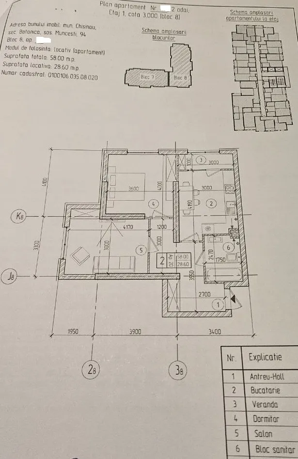 Chișinău Botanica str. Dimineții 3